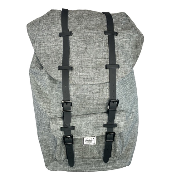 Herschel | Little America Large Laptop Backpack Gray Raven Crosshatch 25L - Picture 1 of 14